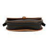 Hermès   shoulder bag  in black and gold grained leather - Detail D1 thumbnail