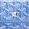 Sac cabas Goyard  Saint-Louis en toile Goyardine bleue et cuir bleu - Detail D2 thumbnail