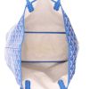 Sac cabas Goyard  Saint-Louis en toile Goyardine bleue et cuir bleu - Detail D3 thumbnail