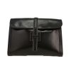 Pochette Hermès  Jige en cuir box noir - 360 thumbnail