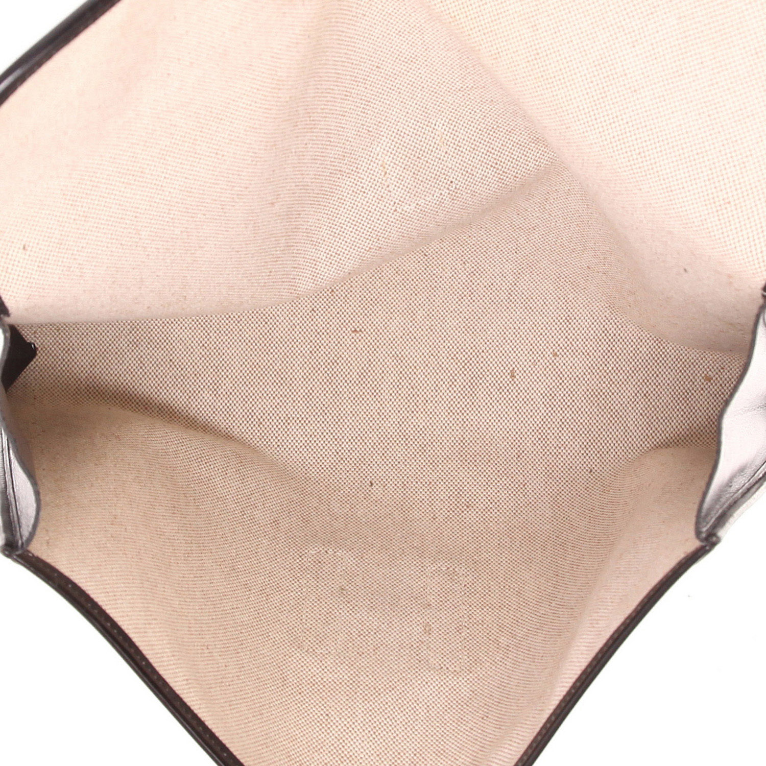 Bolsito de mano Hermès  Jige en cuero box negro - Detail D3