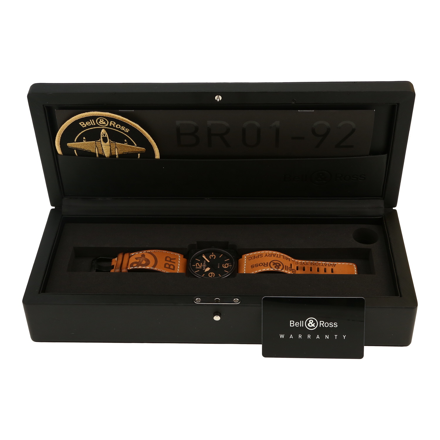 Orologio Bell 
Ross BR01 in acciaio invecchiato Ref: BR01-92  Circa 2012