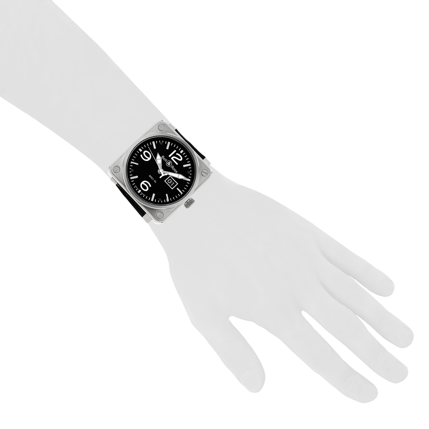 Orologio Bell 
Ross BR01 in acciaio Ref: Bell 
Ross - BR01-96  Circa 2014 - Detail D1