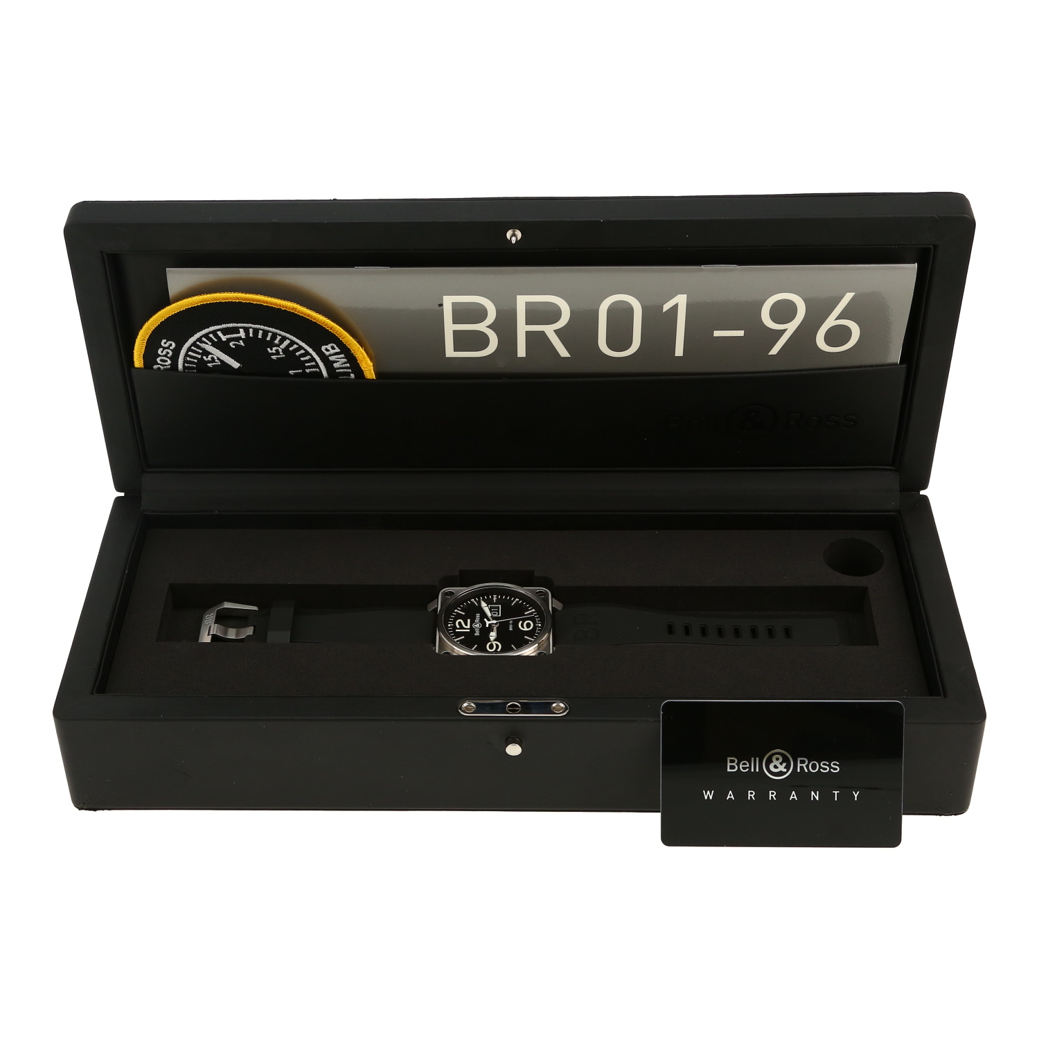 Montre Bell 
Ross BR01 en acier Ref: Bell 
Ross - BR01-96  Vers 2014