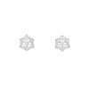 Boucheron Pensée de Diamants earrings in white gold and diamonds - 00pp thumbnail