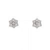 Paire de boucles d'oreilles Boucheron Pensée de Diamants en or blanc et diamants - 360 thumbnail