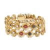Bracciale  Mellerio  in oro giallo, pietre colorate e diamanti - 00pp thumbnail