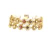 Bracciale  Mellerio  in oro giallo, pietre colorate e diamanti - 360 thumbnail