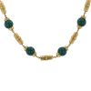 Van Cleef 
Arpels   1970's necklace in yellow gold and chrysoprase - 00pp thumbnail