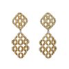 Pendientes colgantes  Buccellati  de oro amarillo y oro blanco - 00pp thumbnail