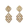 Pendientes colgantes  Buccellati  de oro amarillo y oro blanco - 360 thumbnail