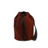 Sac à dos Hermès  Marin en toile marron et cuir noir - 360 thumbnail