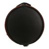 Hermès  Marin backpack  in brown canvas  and black leather - Detail D1 thumbnail