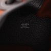 Sac à dos Hermès  Marin en toile marron et cuir noir - Detail D2 thumbnail