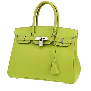 Borsa Hermès  Birkin Verso 30 cm in pelle Epsom verde