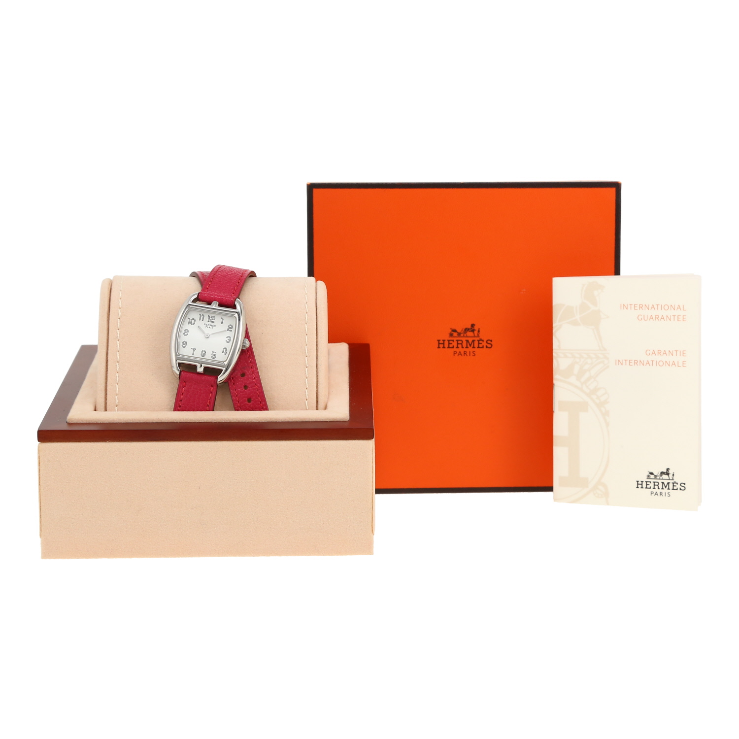 Montre Hermès Cape Cod Tonneau en acier Ref: Hermès - CT1.210  Vers 2011