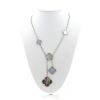 Collar Van Cleef 
Arpels Magic Alhambra de oro blanco y calcedonia - 360 thumbnail