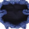 Prada   handbag  in blue raphia - Detail D3 thumbnail
