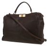 Sac à main Fendi  Peekaboo grand modèle  en cuir marron - 00pp thumbnail