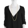 Hermès Audierne long necklace in yellow gold - Detail D1 thumbnail