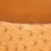 Hermès  Constance handbag  in gold ostrich leather - Detail D2 thumbnail