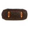 Sac à main Louis Vuitton  Galliera en toile monogram marron et cuir naturel - Detail D1 thumbnail