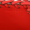 Borsa Hermès  Kelly Picnic 20 cm in vimini e pelle Swift rossa - Detail D4 thumbnail