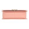 Chanel  Boy shoulder bag  in pink quilted grained leather - Detail D1 thumbnail