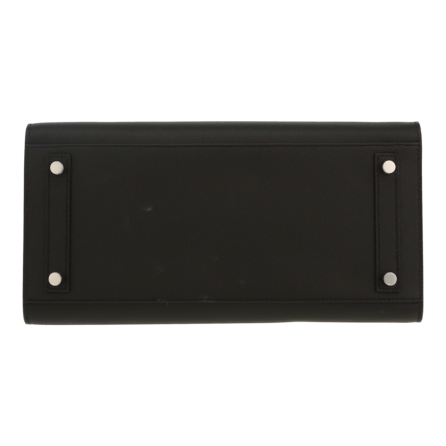 Sac à main Hermès  Birkin 30 cm en cuir epsom noir - Detail D1