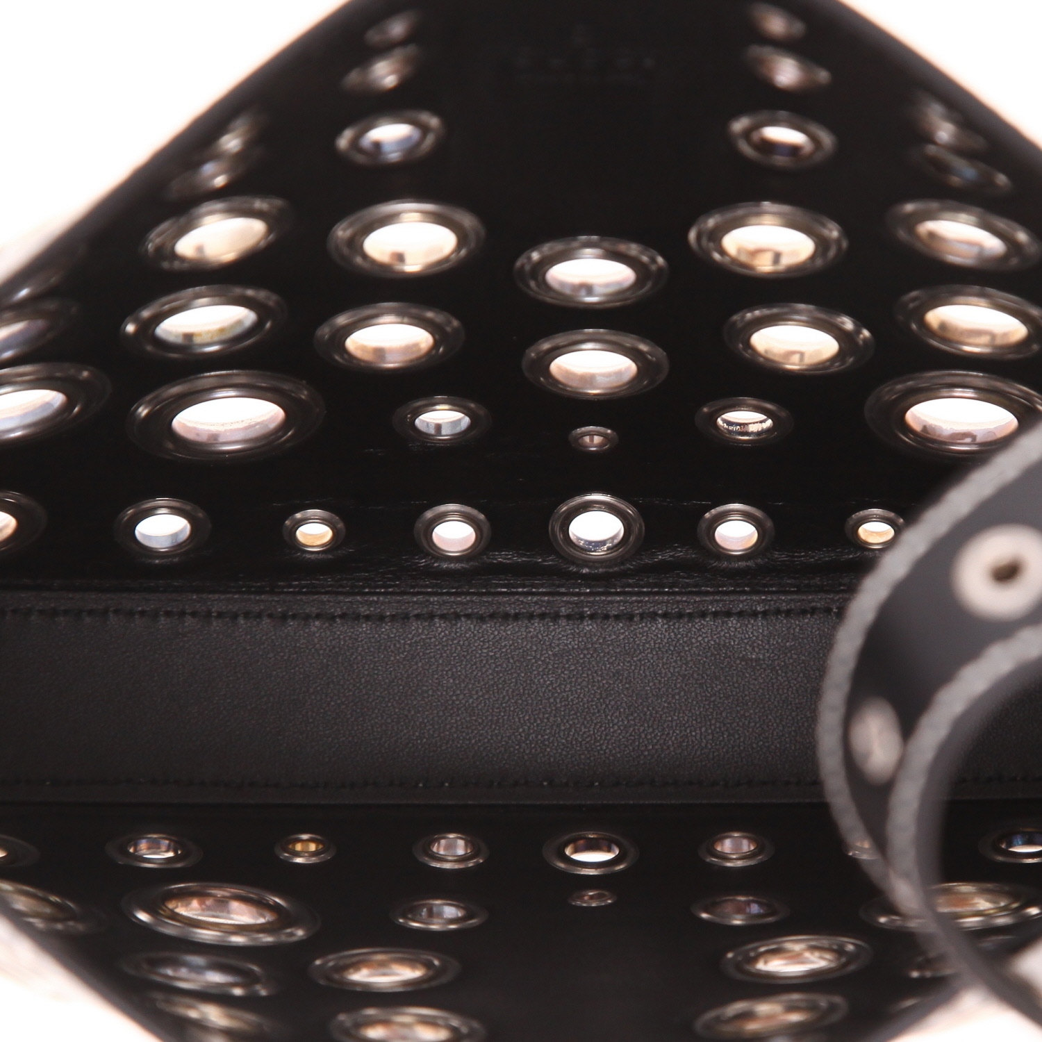 Borsa Gucci  HA HA HA Jackie 1961 in pelle nera - Detail D3