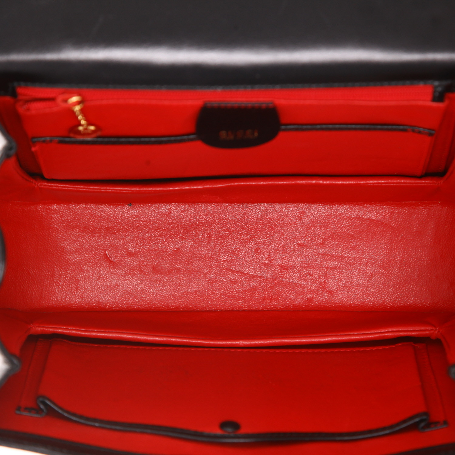 Borsa Gucci  Bamboo in pelle nera e bambù - Detail D3