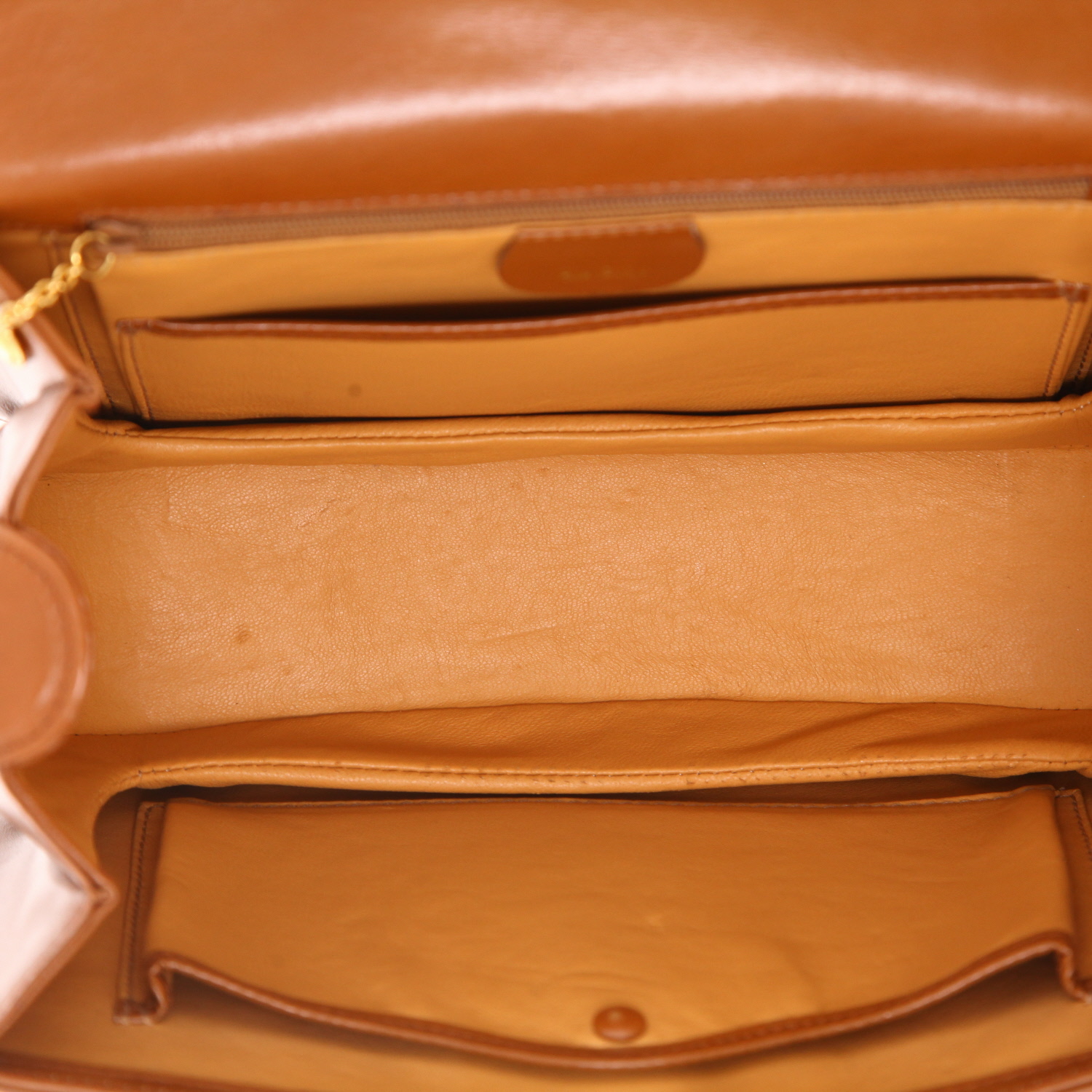 Bolso bandolera Gucci  Bamboo en cuero marrón y bambú - Detail D3