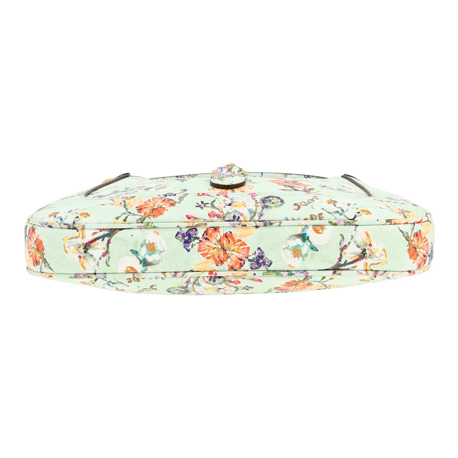 Gucci  Jackie 1961 handbag  in green leather - Detail D1