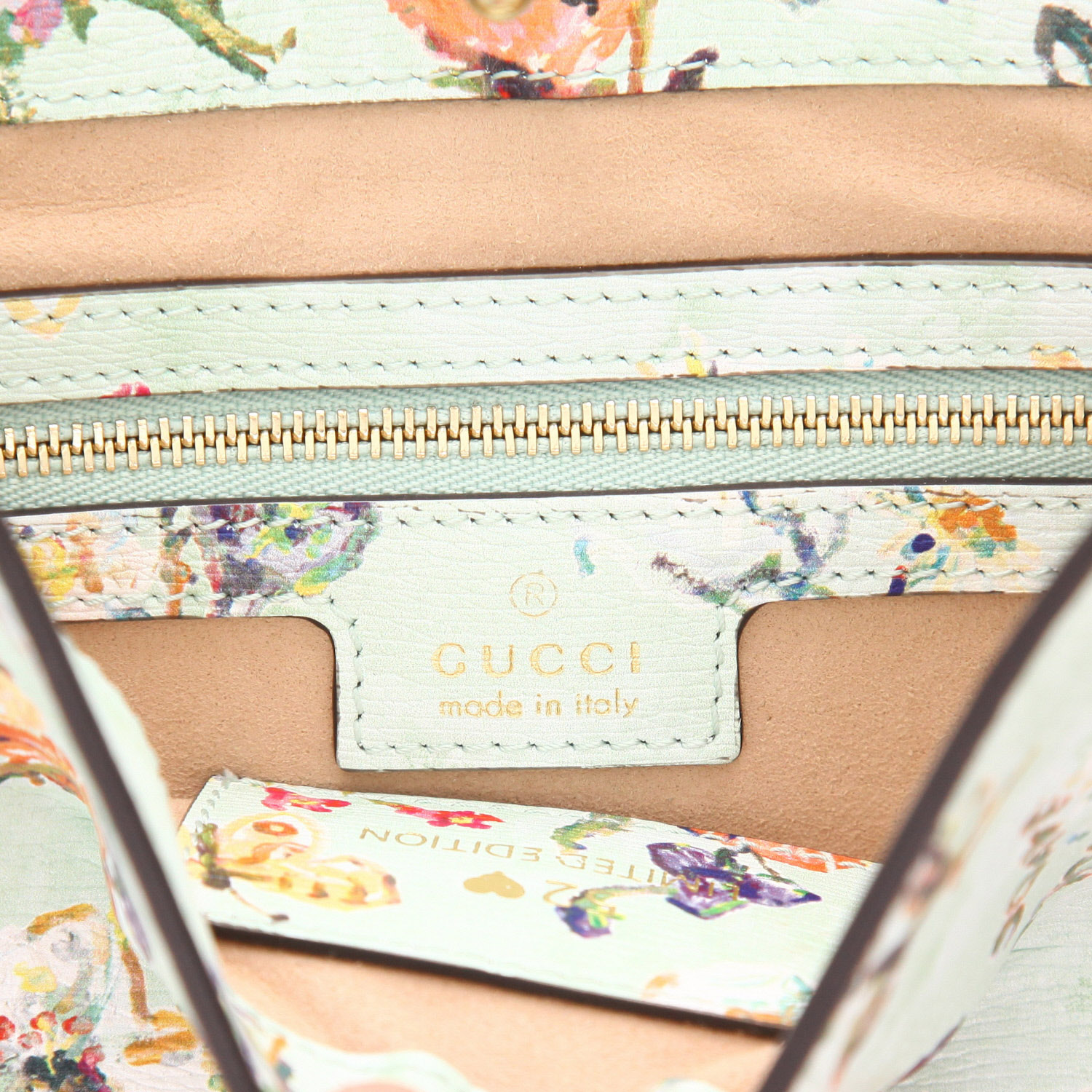 Borsa Gucci  Jackie 1961 in pelle verde acqua - Detail D2