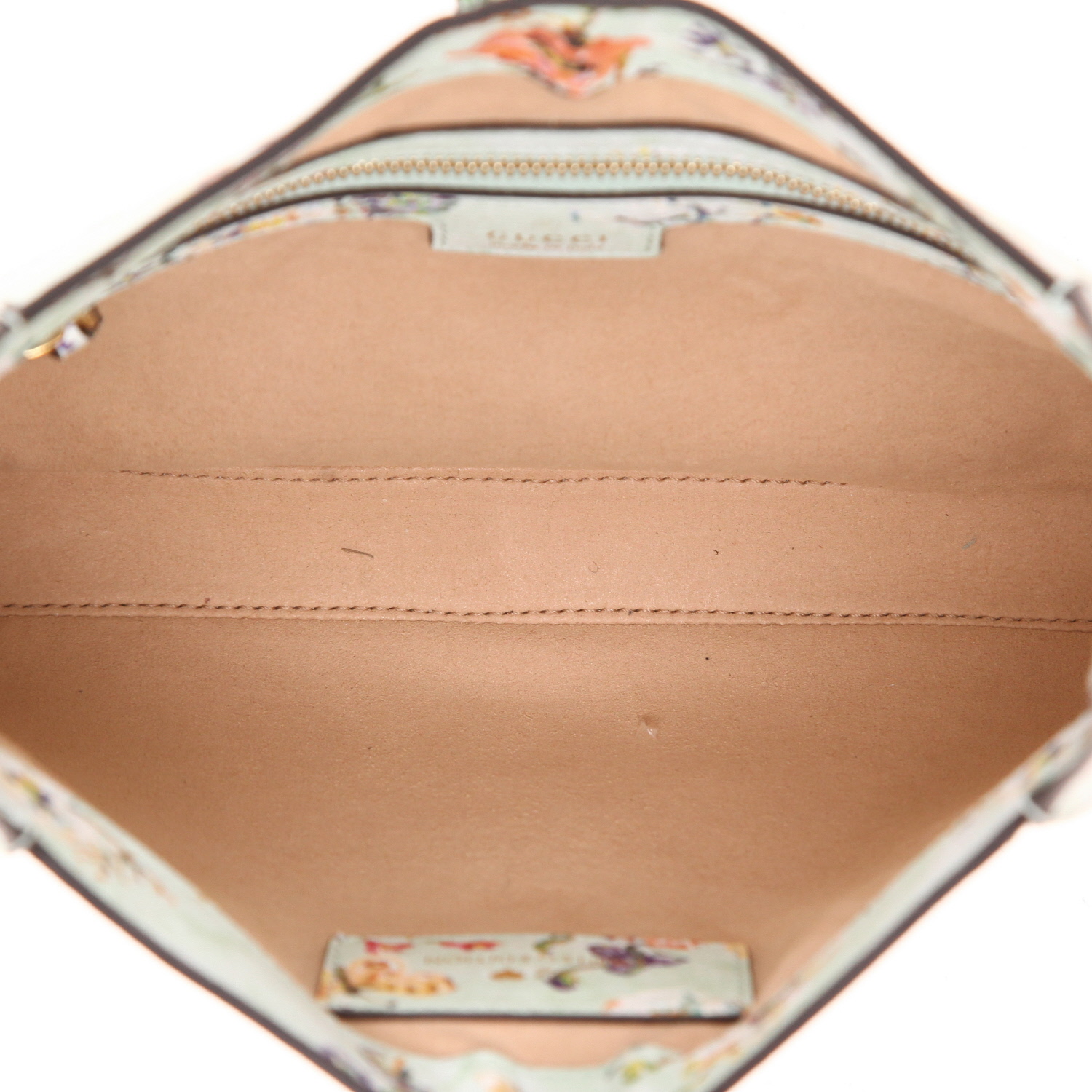 Bolso de mano Gucci  Jackie 1961 en cuero verde agua - Detail D3