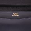 Hermès  Ring handbag  in navy blue box leather - Detail D2 thumbnail