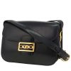 Celine  Vintage shoulder bag  in navy blue leather - 00pp thumbnail