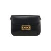 Celine  Vintage shoulder bag  in navy blue leather - 360 thumbnail