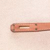 Sac à main Hermès  Kelly 35 cm en cuir Barénia fauve et toile beige - Detail D4 thumbnail