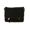 Borsa a tracolla Prada   in tela nera e pelle marrone - 360 thumbnail