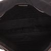 Borsa a tracolla Prada   in tela nera e pelle marrone - Detail D3 thumbnail
