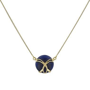 Collier Lalaounis  en or jaune et sodalite