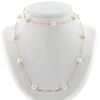 Collana lunga Tasaki  in oro giallo e perle coltivate - 360 thumbnail