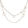 Hermès Filet d'Or long necklace in pink gold - 00pp thumbnail