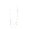 Hermès Filet d'Or long necklace in pink gold - 360 thumbnail