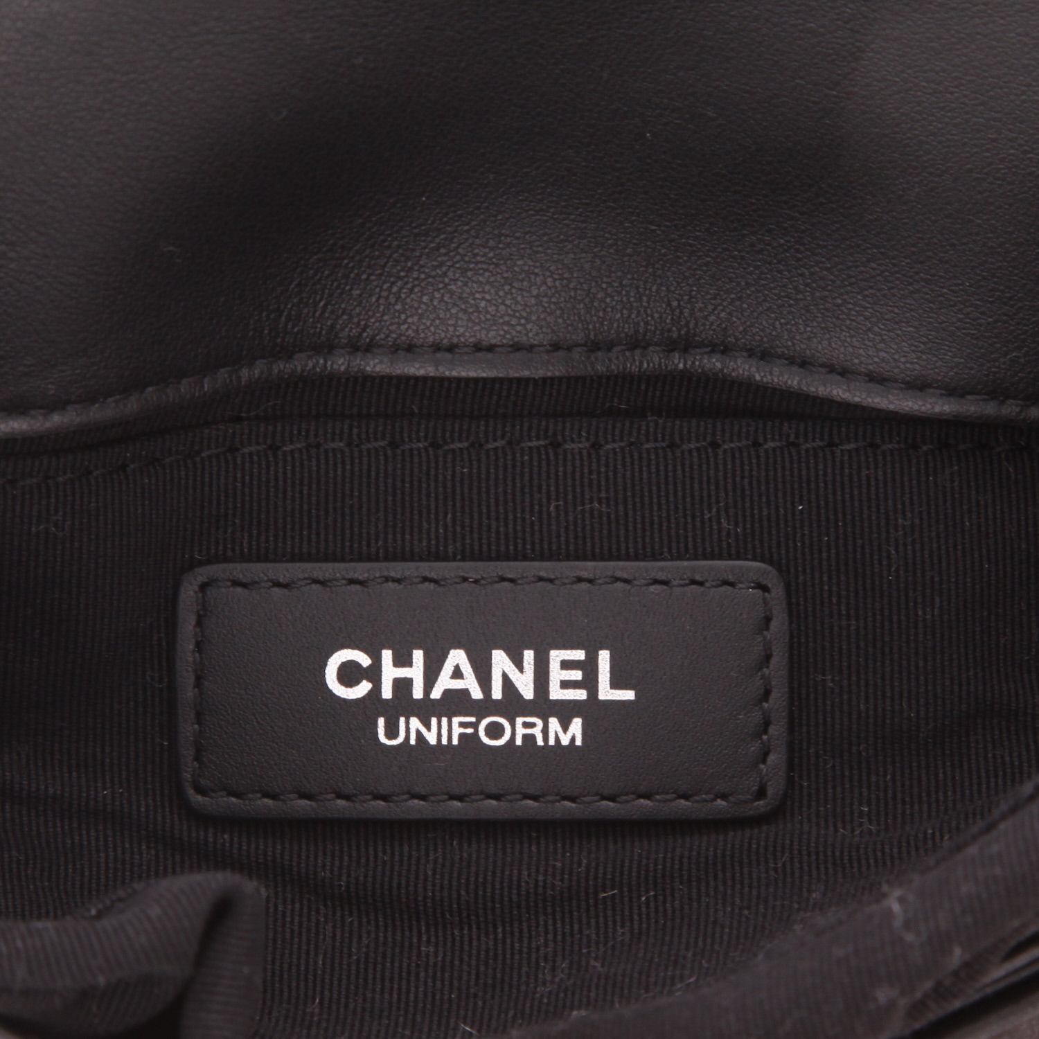 Pochette-cintura Chanel  Pochette ceinture in pelle trapuntata nera - Detail D2