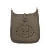 Hermès  Mini Evelyne shoulder bag  in grey leather taurillon clémence - 360 thumbnail