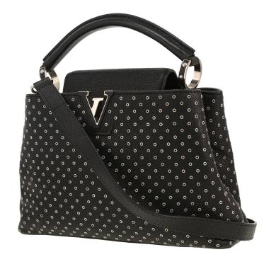 Borsa a tracolla Louis Vuitton  Capucines BB in pelle taurillon clemence nera