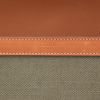 Sac à main Celine  Triomphe en cuir marron et toile vert-kaki - Detail D2 thumbnail