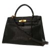 Sac à main Hermès  Kelly 32 cm en crocodile noir - 00pp thumbnail